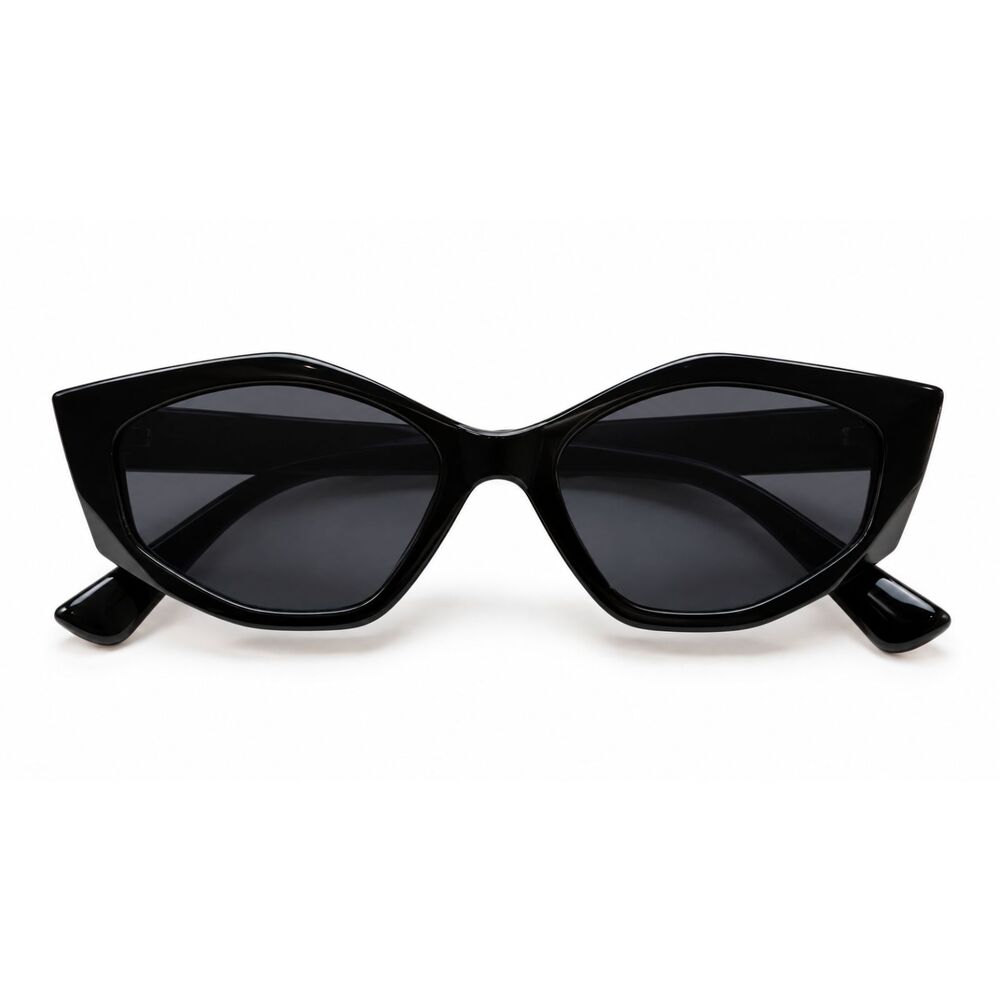 Y2K VG Womens Black Cat Eye Sunglasses